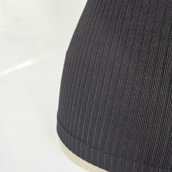 ARIANNE ELMY Ribbed Tank Top Cutout Insert Mesh Panel Women’s XS - Picture 8 of 8